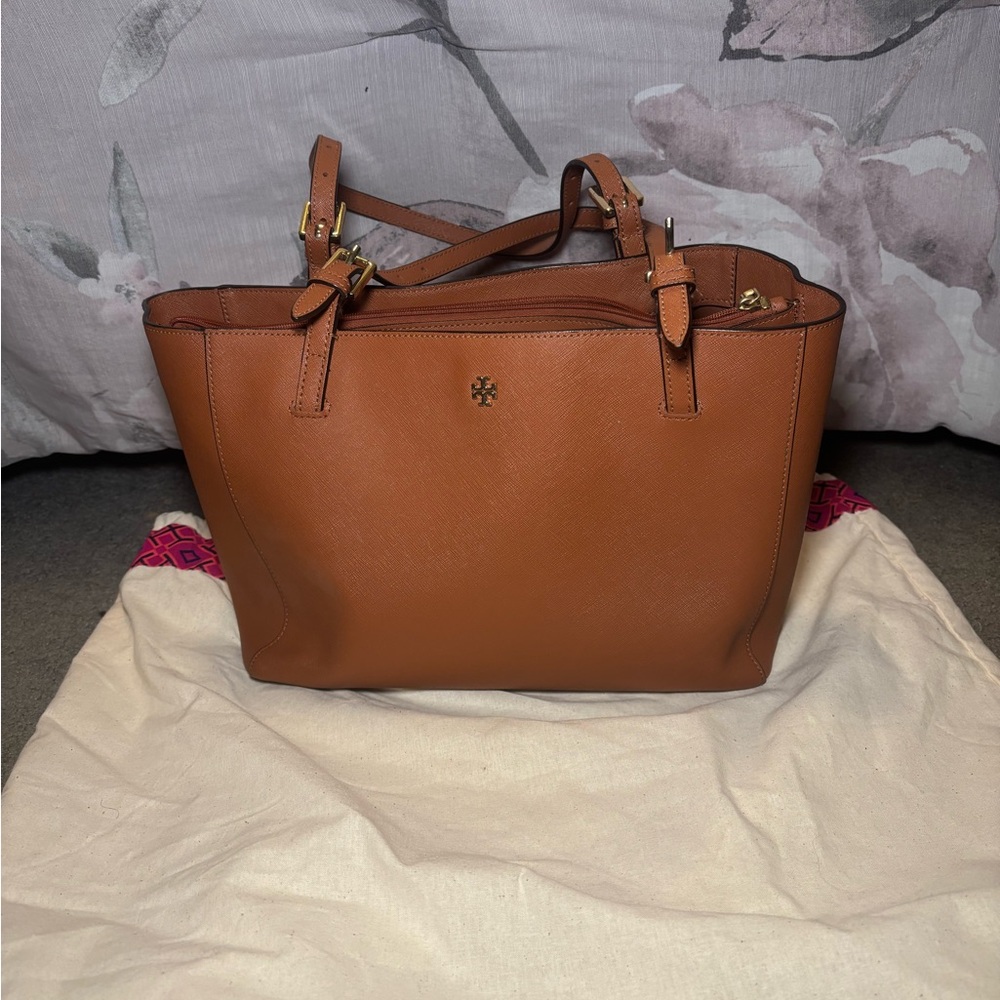 Tory Burch Tan Leather Tote